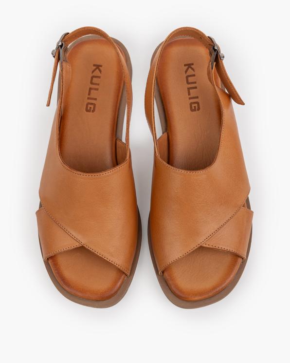 Rude sandały damskie z naturalnej skóry licowej 145-103125-RUDY