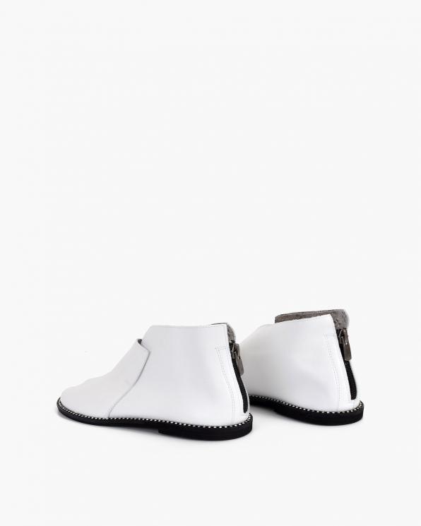 Białe sandały damskie skórzane saszki  024-8679-622